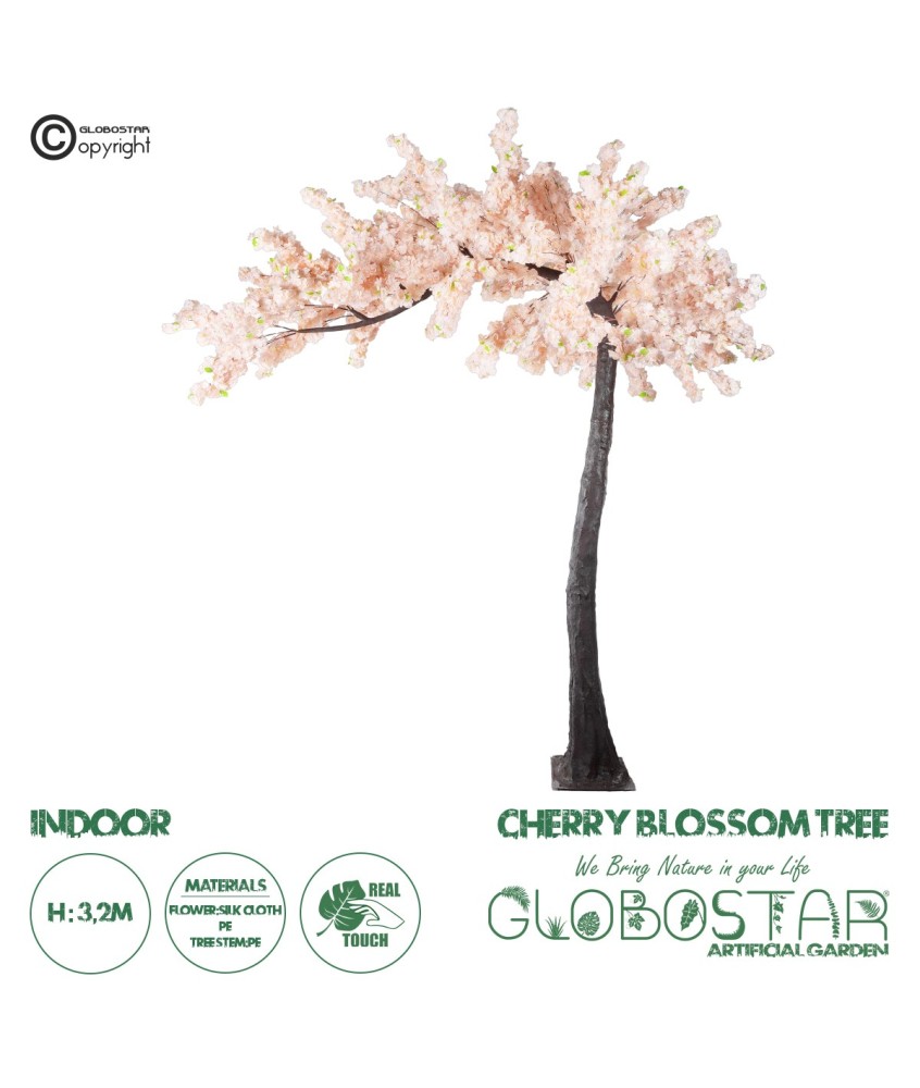 GloboStar® Artificial Garden CHERRY BLOSSOM TREE 20430 Τεχνητό Διακοσμητικό Δέντρο Βουκαμβίλια Άνθος Κερασιάς Υ320cm